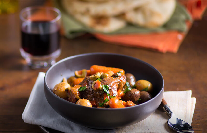 Bowl of vegetables and beef