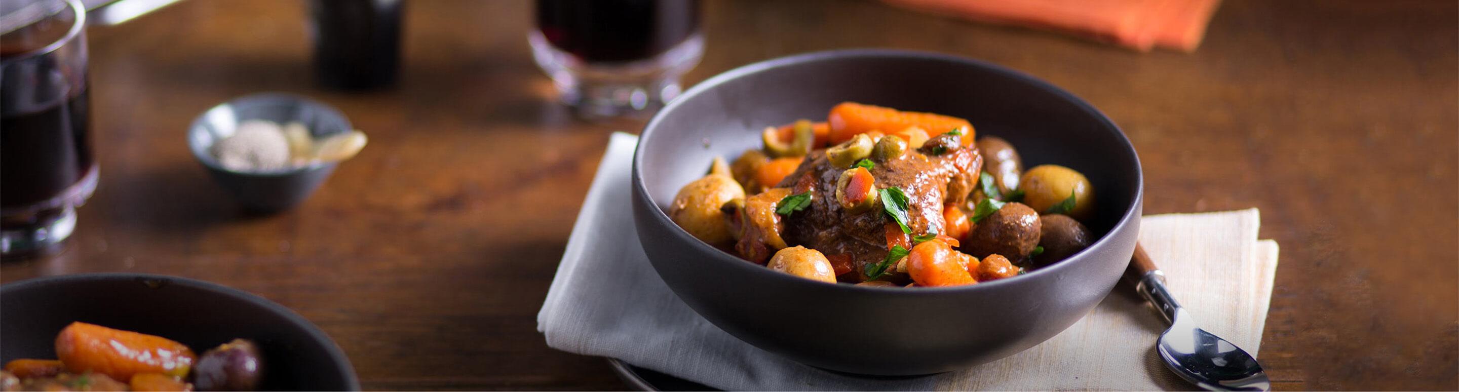 Bowl of vegetables and beef